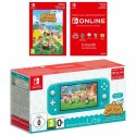 Nintendo Switch Lite (Turquoise) + Animal Crossing: Nouveaux Horizons + Nintendo Switch Online 3 Mois
